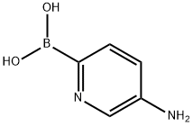 5-AMINOPYRIDIN-2-YL-2-BORONIC ACID Struktur