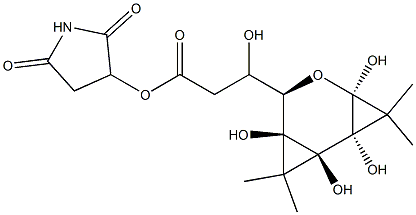 2-(1,2:3,4-DIISOPROPYLIDEN-ALPHA-D-GALACTO-PYRANOS-6-YL)-ACETIC-ACID-HYDROXYSUCCINIMIDESTER Struktur