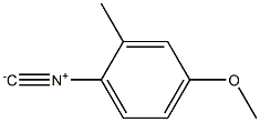 4-METHOXY-2-METHYL-PHENYLISOCYANIDE Struktur