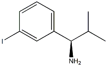 (1R)-1-(3-IODOPHENYL)-2-METHYLPROPYLAMINE Struktur