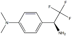 [4-((1S)-1-AMINO-2,2,2-TRIFLUOROETHYL)PHENYL]DIMETHYLAMINE Struktur