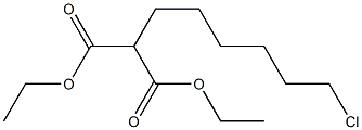 DIETHYL (6-CHLOROHEXYL)MALONATE Struktur