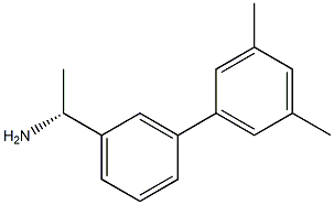 (1R)-1-[3-(3,5-DIMETHYLPHENYL)PHENYL]ETHYLAMINE Struktur