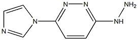 3-HYDRAZINO-6-(1H-IMIDAZOL-1-YL)PYRIDAZINE Struktur