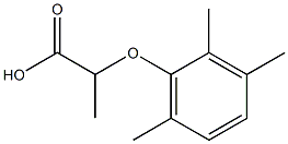 2-(2,3,6-TRIMETHYLPHENOXY)PROPANOIC ACID Struktur