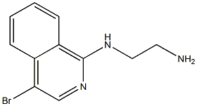 1-(2-AMINOETHYL)AMINO-4-BROMOISOQUINOLINE Struktur