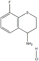 8-FLUORO-3,4-DIHYDRO-2H-THIOCHROMEN-4-YLAMINE HYDROCHLORIDE Struktur