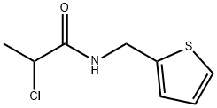 2-CHLORO-N-(THIEN-2-YLMETHYL)PROPANAMIDE Struktur