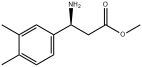 METHYL (3S)-3-AMINO-3-(3,4-DIMETHYLPHENYL)PROPANOATE Struktur