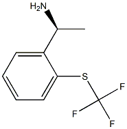 (1S)-1-[2-(TRIFLUOROMETHYLTHIO)PHENYL]ETHYLAMINE Struktur