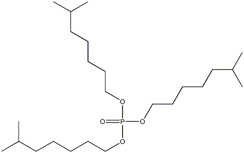 TRIISOOCTYL PHOSPHATE Struktur