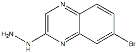 7-BROMO-2-HYDRAZINOQUINOXALINE Struktur