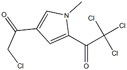 2,2,2-TRICHLORO-1-[4-(CHLOROACETYL)-1-METHYL-1H-PYRROL-2-YL]ETHANONE Struktur