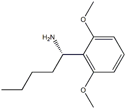 (1S)-1-(2,6-DIMETHOXYPHENYL)PENTYLAMINE Struktur