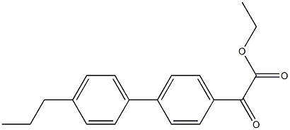 ETHYL 4-(4-N-PROPYLPHENYL)BENZOYLFORMATE Struktur