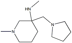 METHYL-(1-METHYL-3-PYRROLIDIN-1-YLMETHYL-PIPERIDIN-3-YL)-AMINE Struktur