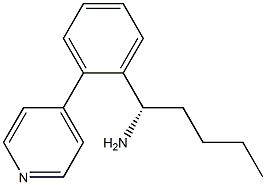 (1S)-1-(2-(4-PYRIDYL)PHENYL)PENTYLAMINE Struktur