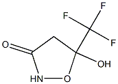 2,3,4,5-TETRAHYDRO-5-HYDROXY-5-(TRIFLUOROMETHYL)ISOXAZOLE-3-ONE Struktur