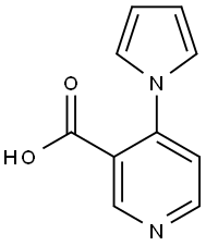 4-(1H-PYRROL-1-YL)NICOTINIC ACID Struktur