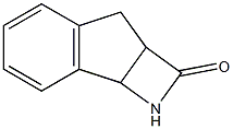 1,2A,3,7B-TETRAHYDRO-INDENO[1,2-B]AZET-2-ONE Struktur