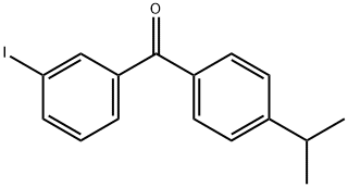 3-IODO-4'-ISOPROPYLBENZOPHENONE Struktur