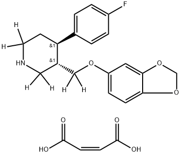 PAROXETINE-D6 MALEATE Struktur