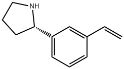 (2S)-2-(3-VINYLPHENYL)PYRROLIDINE Struktur