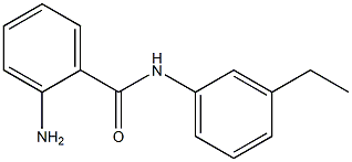 2-AMINO-N-(3-ETHYLPHENYL)BENZAMIDE Struktur