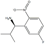 (1R)-1-(5-FLUORO-2-NITROPHENYL)-2-METHYLPROPYLAMINE Struktur