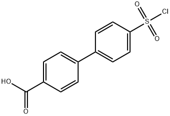 4'-CHLOROSULFONYL-BIPHENYL-4-CARBOXYLIC ACID Struktur