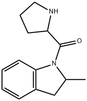 (2-METHYL-2,3-DIHYDRO-INDOL-1-YL)-PYRROLIDIN-2-YL-METHANONE Struktur