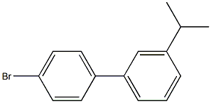 4-BROMO-3'-ISOPROPYLBIPHENYL Struktur