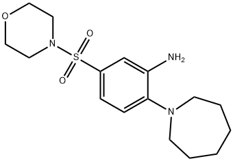 2-AZEPAN-1-YL-5-(MORPHOLIN-4-YLSULFONYL)ANILINE Struktur