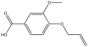 4-(ALLYLOXY)-3-METHOXYBENZOIC ACID Struktur