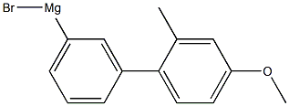 3-(4-METHOXY-2-METHYLPHENYL)PHENYLMAGNESIUM BROMIDE Struktur