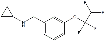 (1S)CYCLOPROPYL[3-(1,1,2,2-TETRAFLUOROETHOXY)PHENYL]METHYLAMINE Struktur