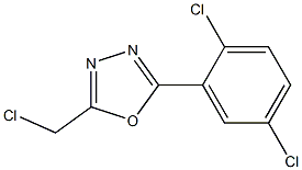 2-(CHLOROMETHYL)-5-(2,5-DICHLOROPHENYL)-1,3,4-OXADIAZOLE Struktur