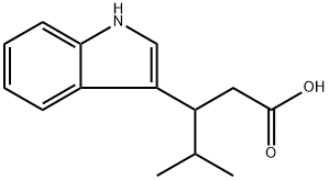 3-(1H-INDOL-3-YL)-4-METHYL-PENTANOIC ACID Struktur