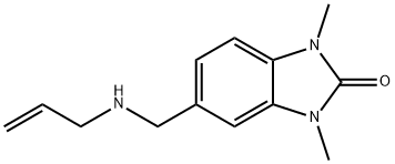 5-ALLYLAMINOMETHYL-1,3-DIMETHYL-1,3-DIHYDRO-BENZOIMIDAZOL-2-ONE Struktur