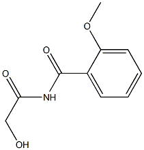 N-GLYCOLOYL-2-METHOXYBENZAMIDE Struktur