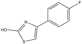 4-(4-FLUOROPHENYL)THIAZOL-2-OL Struktur