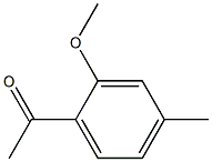 1-(2-METHOXY-4-METHYLPHENYL)ETHANONE Struktur