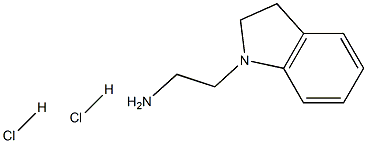 2-(2,3-DIHYDRO-INDOL-1-YL)-ETHYLAMINE DIHYDROCHLORIDE Struktur