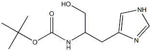 [1-HYDROXYMETHYL-2-(1H-IMIDAZOL-4-YL)-ETHYL]-CARBAMIC ACID TERT-BUTYL ESTER Struktur