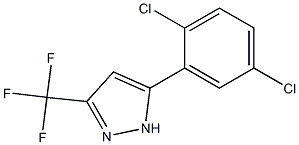 5-(2,5-DICHLOROPHENYL)-3-(TRIFLUOROMETHYL)PYRAZOLE Struktur