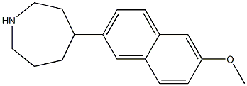 4-(6-METHOXY-NAPHTHALEN-2-YL)-AZEPANE Struktur