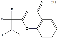 2-(1,1,2,2-TETRAFLUOROETHYL)-4H-CHROMENE-4-ONE OXIME Struktur