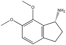 (1R)-6,7-DIMETHOXYINDANYLAMINE Struktur