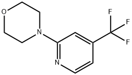 4-[4-(TRIFLUOROMETHYL)PYRIDIN-2-YL]MORPHOLINE Struktur