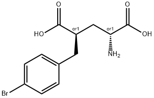 (2S,4S)-2-AMINO-4-(4-BROMO-BENZYL)-PENTANEDIOIC ACID Struktur